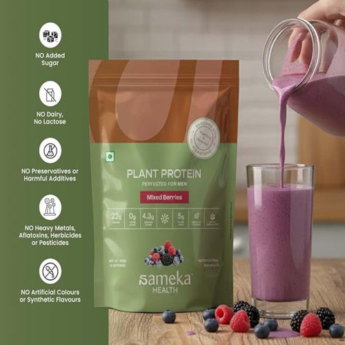 Plant Protein for Men- Mixed Berries (500g)