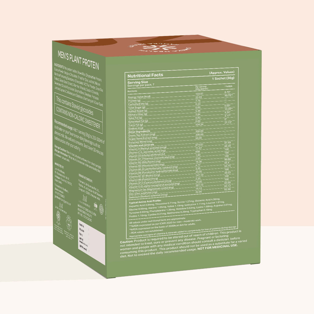 Plant Protein for Men- Dark Chocolate (Sachets x 7)