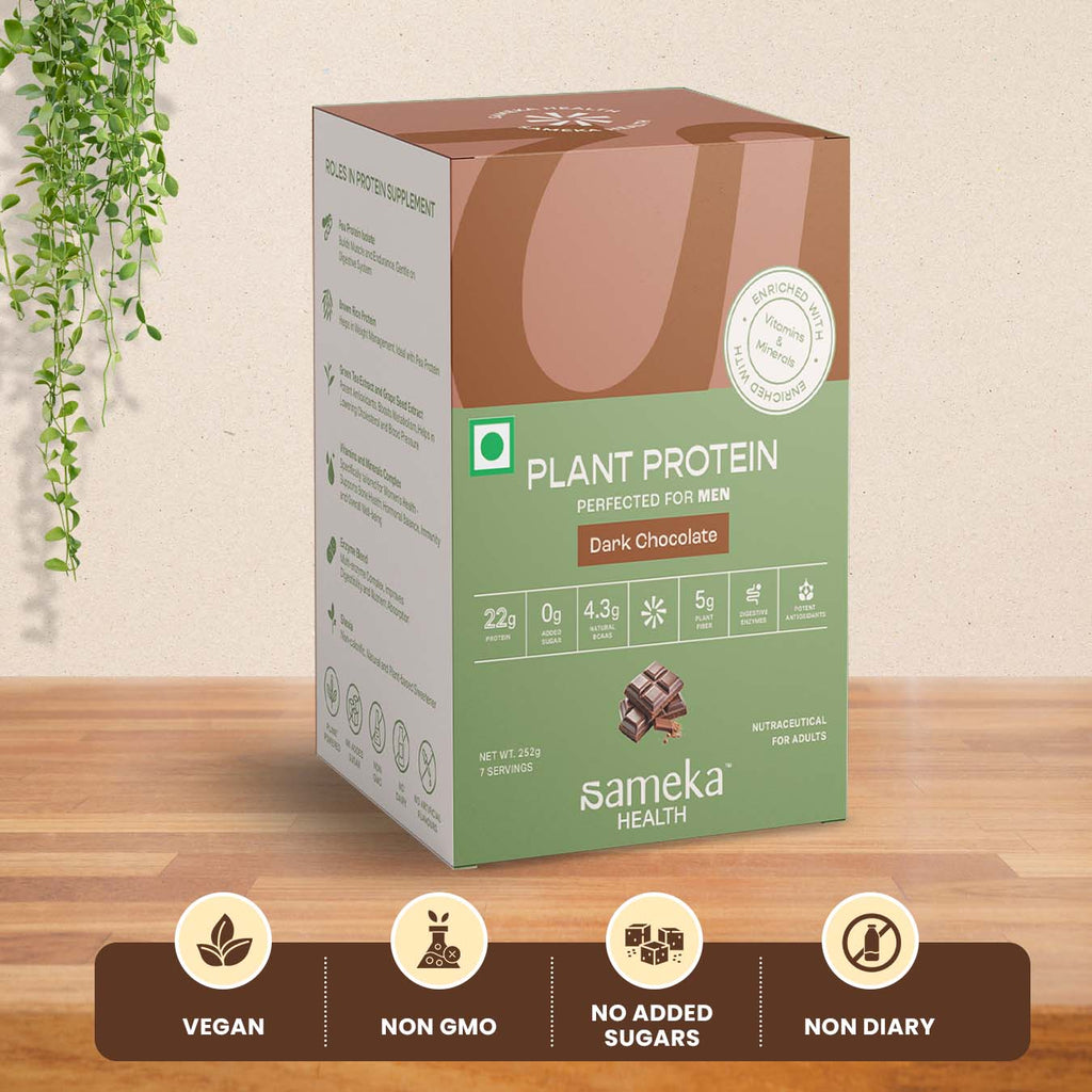 Plant Protein for Men- Dark Chocolate (Sachets x 7)
