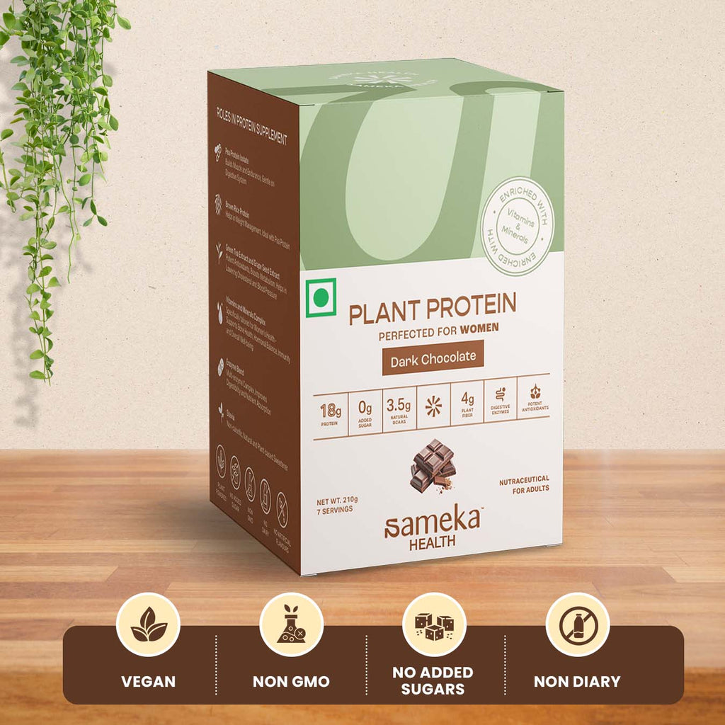 Plant Protein for Women- Dark Chocolate (Sachets x 7)