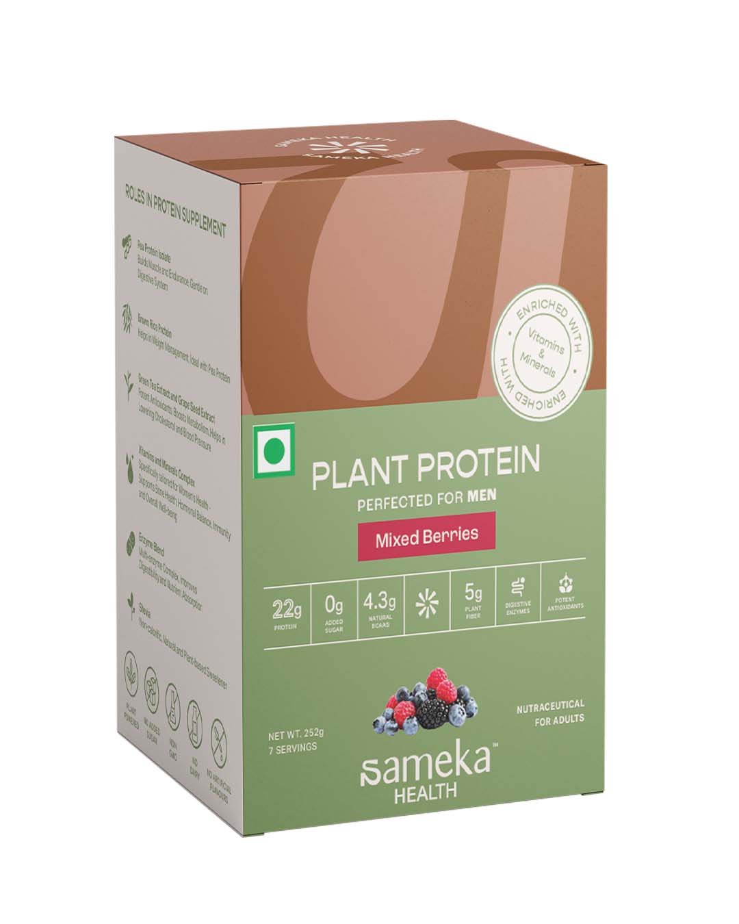 Plant Protein for Men- Mixed Berries