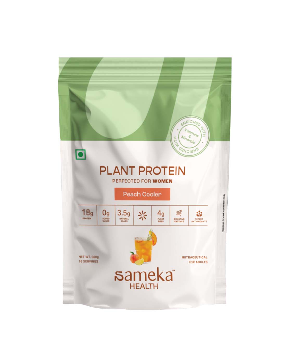 Plant Protein for Women- Peach Cooler