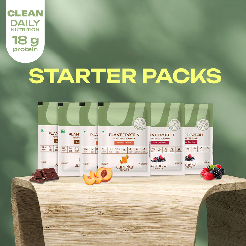 Women's Starter Pack Assorted Flavor Set of 2 ( Peach Cooler, Mixed Berries, Dark Chocolate )