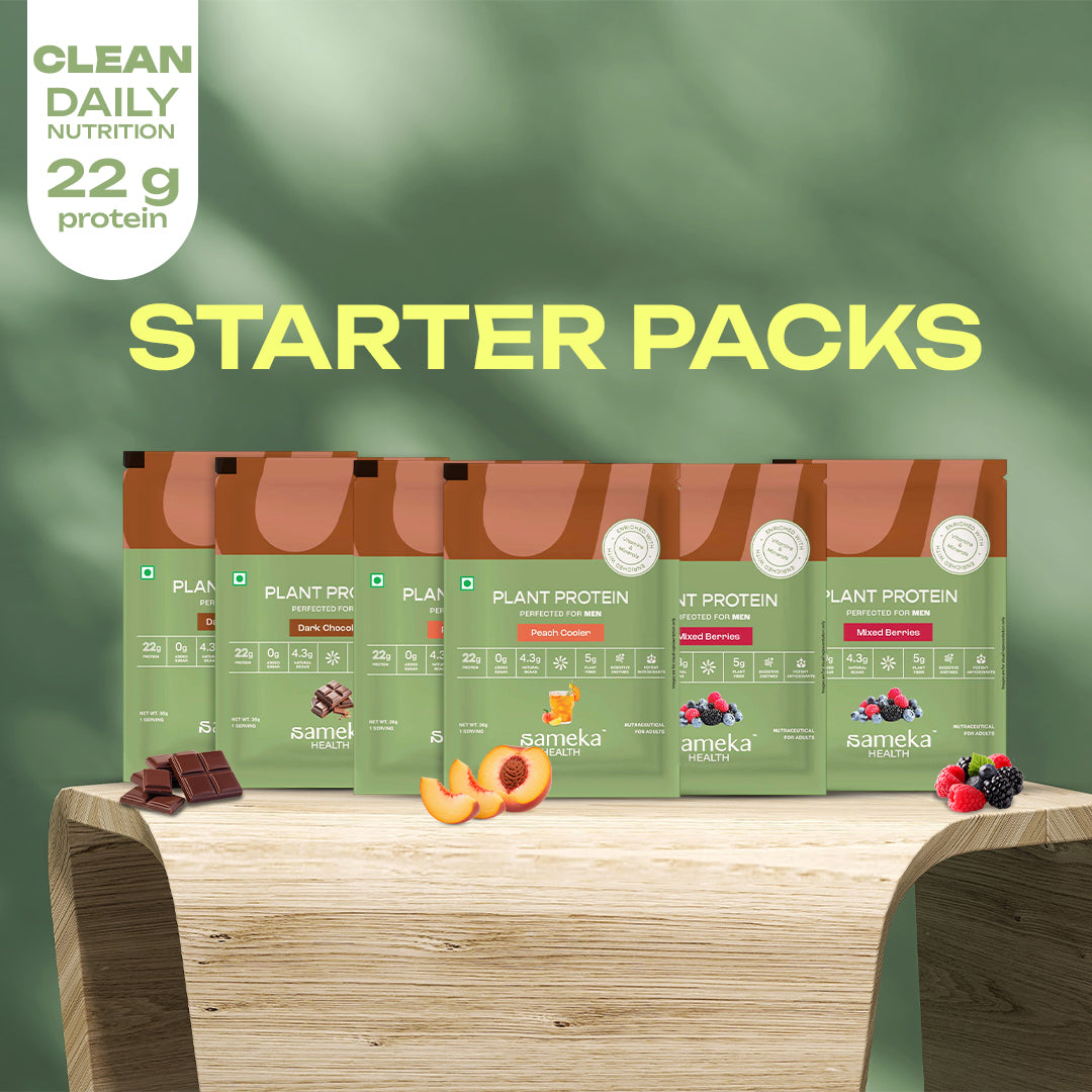 Men's Starter Pack Assorted Flavor Set of 2 ( Peach Cooler, Mixed Berries, Dark Chocolate )